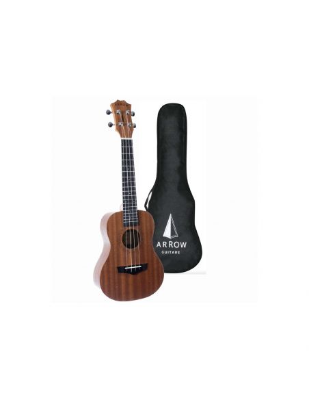 Set of concert ukulele ARROW MH10 mahogany