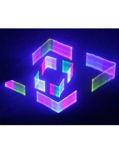 Lazeris RGB 1000mW 3D (SD kortele)