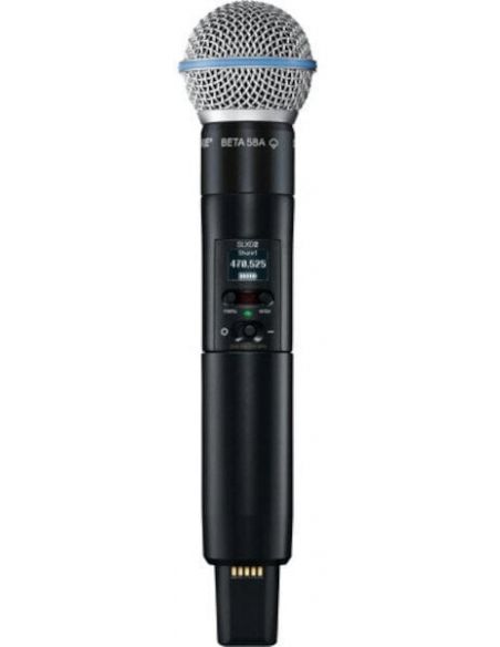 Bevielis mikrofonas Shure SLXD24E/Beta58K59