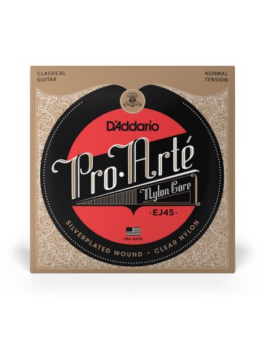 Stygos klasikinei gitarai D'Addario Pro-Arté EJ45