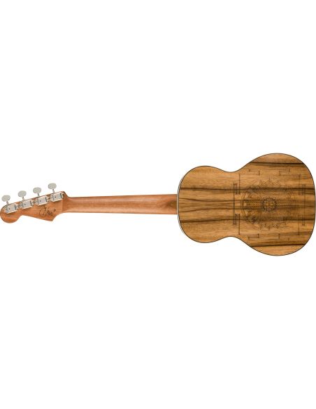 Tenor ukulele Fender DHANI HARSN UKE, TURQUOISE WN