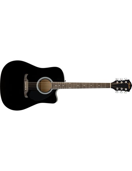 Electric acoustic guitar Fender FA-125CE Dreadnought, Black WN