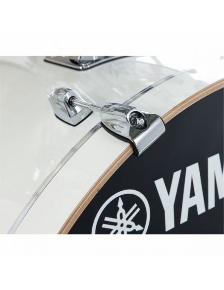 Akustinei būgnai Yamaha Stage Custom Birch WH be stovų, be lėkščių