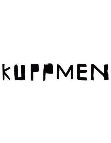 Lipdukas Kuppmen logotipas, baltas