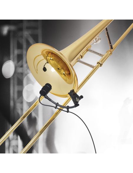 Kondensatorinis mikrofonas instrumentams Audio-Technica Artist Series ATM350UL (su universaliu laikikliu)