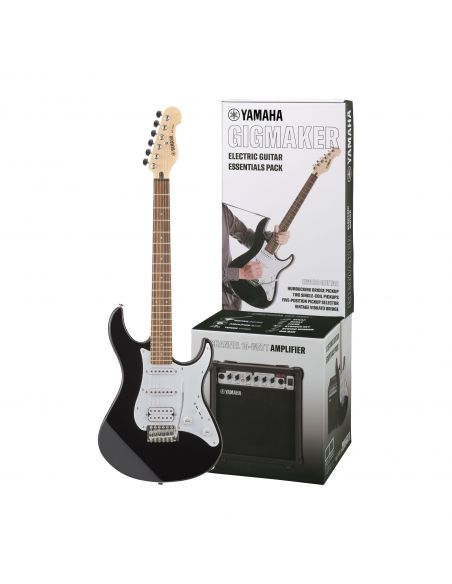Electric Guitar Pack Yamaha ERG121GPII Gigmaker, Black