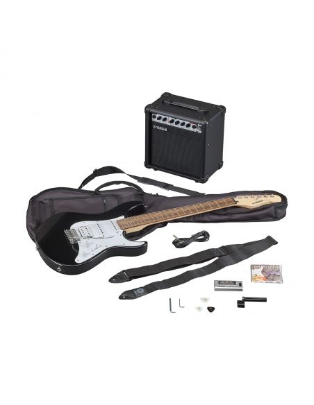 Electric Guitar Pack Yamaha ERG121GPII Gigmaker, Black