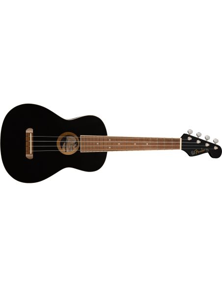 Tenor ukulele Fender AVALON TENOR UKE, BLK WN