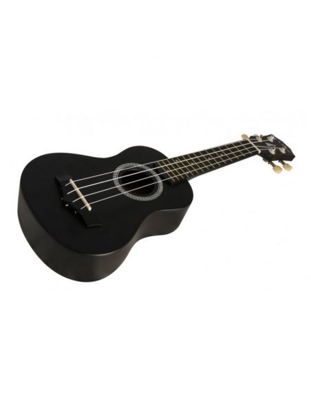 Soprano ukulele set Arrow PB10, black