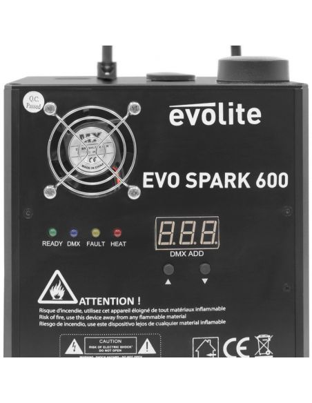 Šaltos ugnies fontanų komplektas Evolite Evo Spark 600 Twin Set