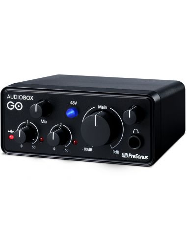 Garso plokštė Presonus AudioBox GO, juoda