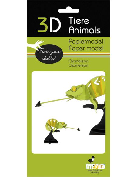 3D modelis Fridolin "Chameleonas"