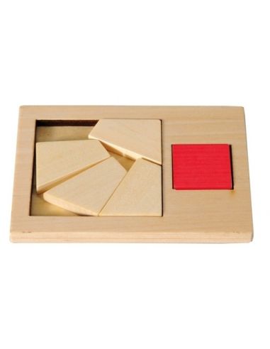 Dėlionė Fridolin "Extra Piece", kvadratas, medinė