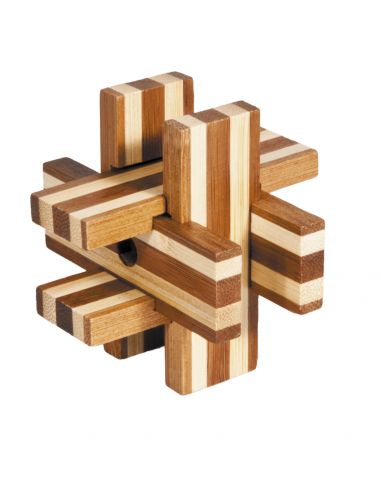 IQ-Test Fridolin „Magic block“ bamboo puzzle