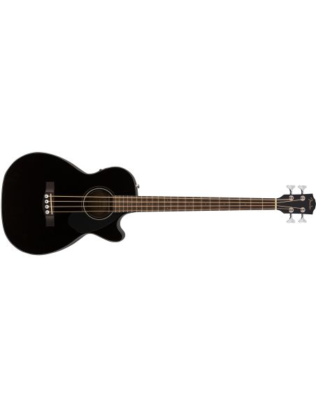 Bosinė akustinė gitara Fender CB-60 SCE A-Bass, juoda