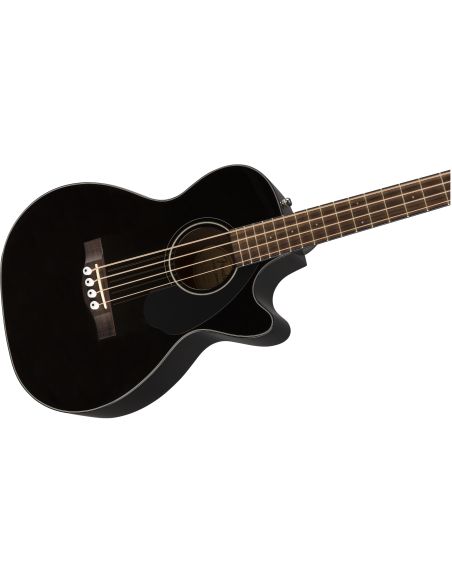 Bosinė akustinė gitara Fender CB-60 SCE A-Bass, juoda