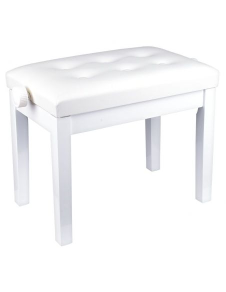 Piano bench NN LAWA 1, white