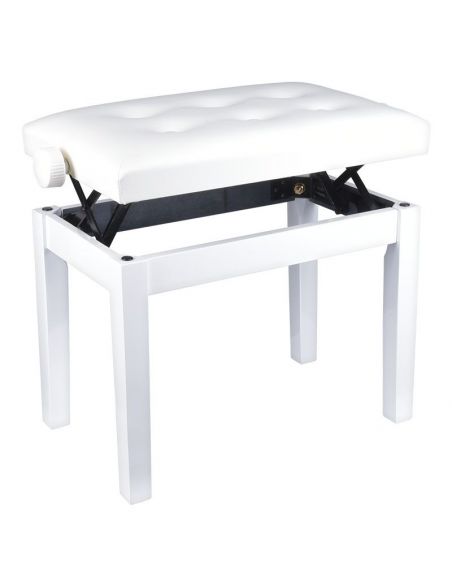 Piano bench NN LAWA 1, white