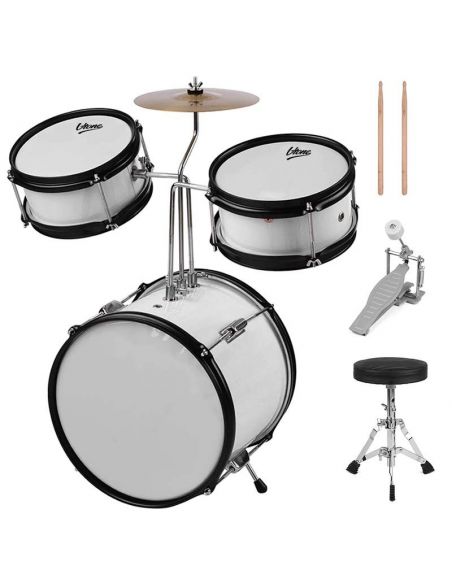 Junior drum set V-TONE VD JUNIOR, white