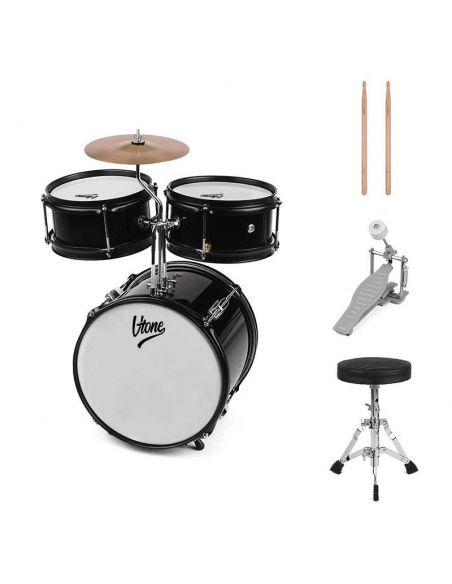 Junior drum set V-TONE VD JUNIOR, black