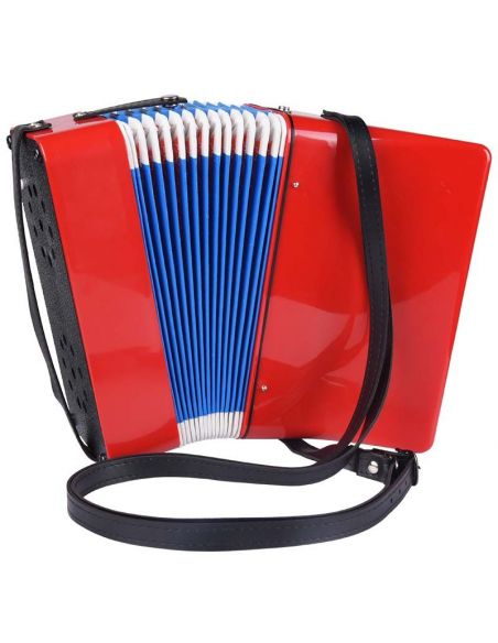 Accordion for kids V-TONE ZENEK, red