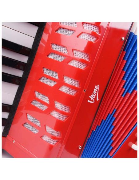 Accordion for kids V-TONE ZENEK, red