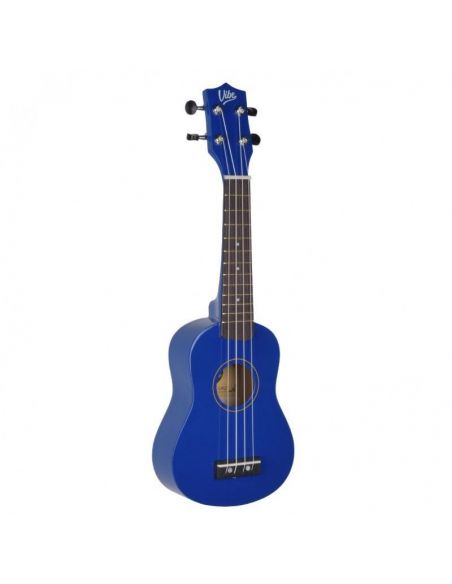 Soprano ukulelės komplektas VIBE UK21, mėlyna