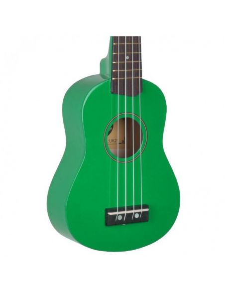 Soprano ukulele set VIBE UK21, green