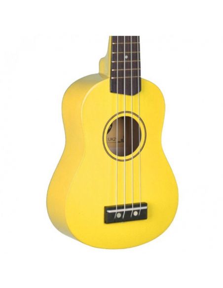 Soprano ukulele set VIBE UK21, yellow