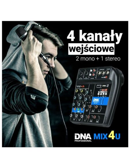 Analog audio mixer DNA MIX 4U