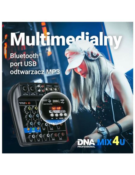 Analog audio mixer DNA MIX 4U