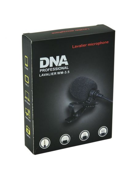 Prisegamas mikrofonas DNA LAVALIER WM-3.5