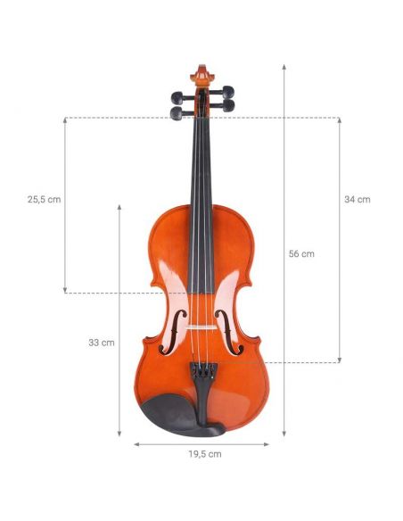 Violin with case NN SKRZYPCE 3/4