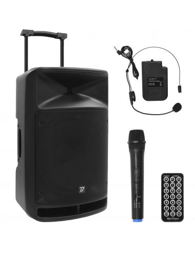 Portable sound system BoomTone DJ TRAVELSOUND15-VHF