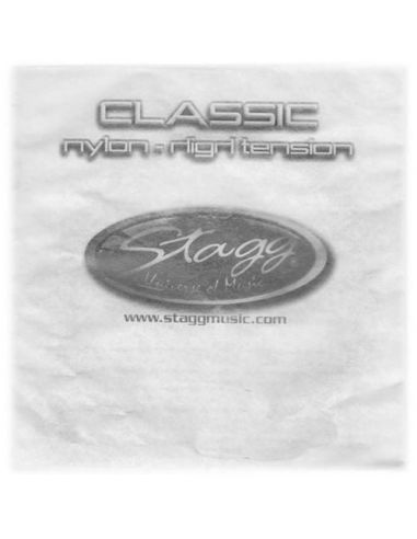 Styga klasikinei gitarai Stagg CLH-D4W .037