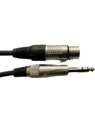 Audio cable, XLR/jack (f/m), 6 m Stagg SAC6PSXF DL