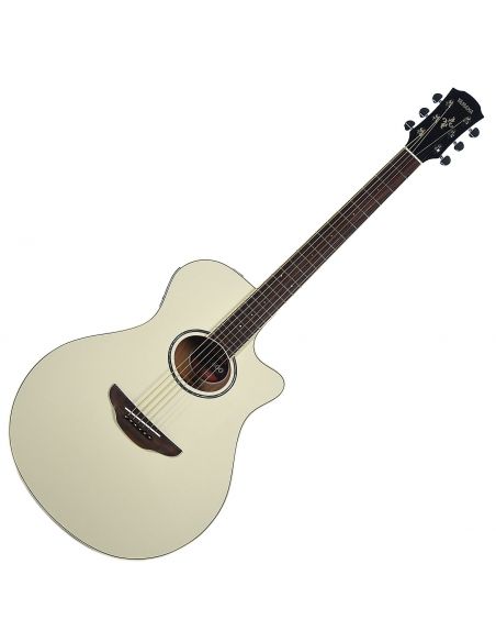 El. Acoustic Guitar Yamaha APX600 Vintage White