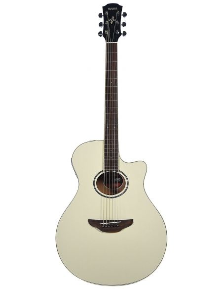 El. Acoustic Guitar Yamaha APX600 Vintage White