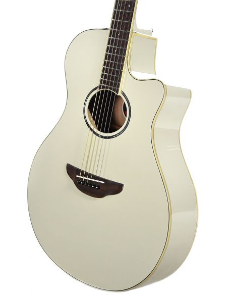 El. Acoustic Guitar Yamaha APX600 Vintage White