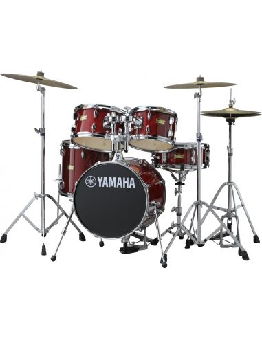 Drum Kit for Junior Manu Katché Yamaha JJK6F5CRSET red