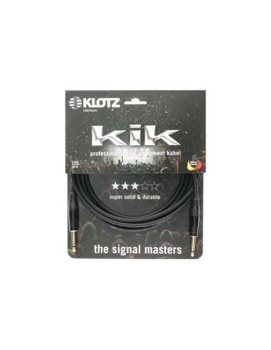 Instrumentinis kabelis Klotz KIKKG3.0PPSW, 3m juodas