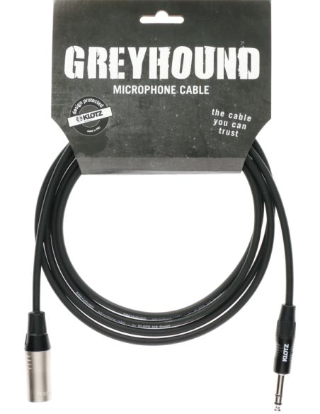 Audio kabelis Klotz Greyhound GRG1MP00.6, 0,6m
