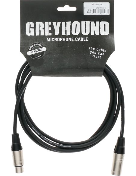 Kabelis mikrofonui Klotz Greyhound GRG1FM10.0, 10m