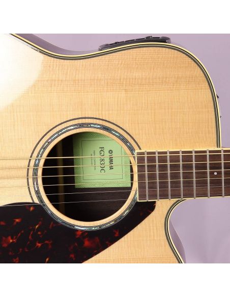 Folk Guitar Yamaha FGX830C NT