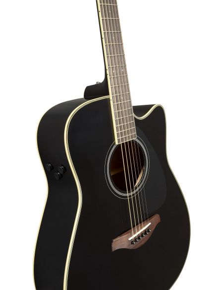 Trans-akustinė gitara Yamaha FGC-TA BL