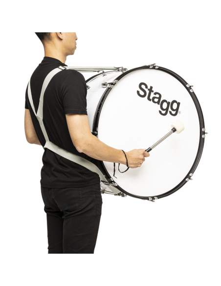 26" x 12" Marching Bass Drum with strap & beater