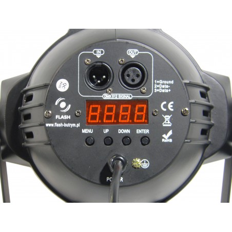 Prožektorius LED PAR 64 18x10W RGBW 4in1 AL