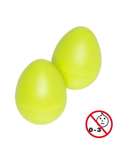 Pair of plastic Egg Shakers Stagg EGG-2 GR