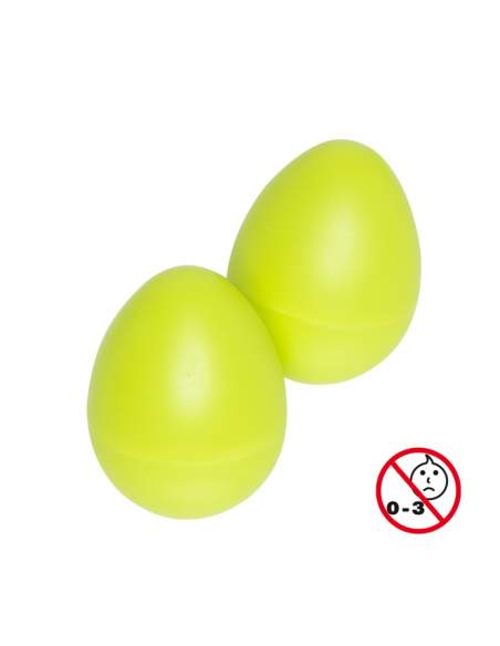 Pair of plastic Egg Shakers Stagg EGG-2 GR