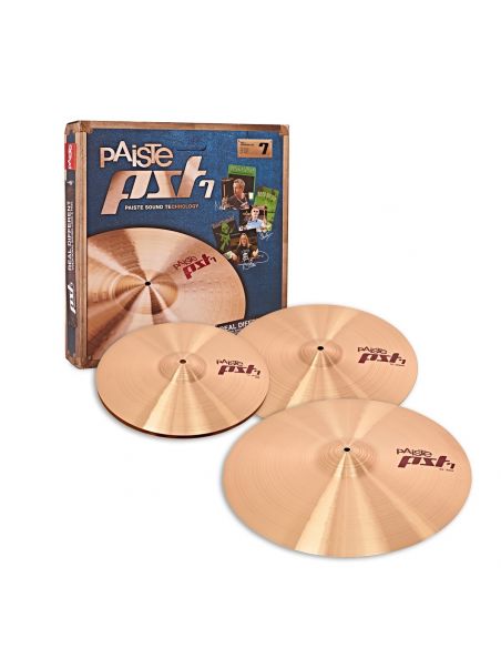 Būgnų lėkščių komplektas Paiste PST 7 Medium Universal (14/16/20)